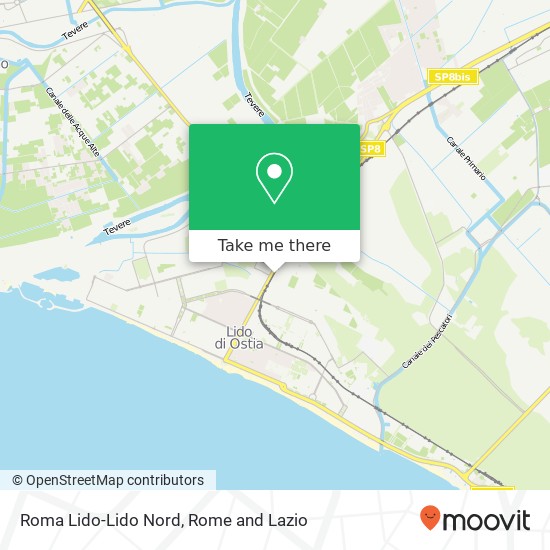 Roma Lido-Lido Nord map