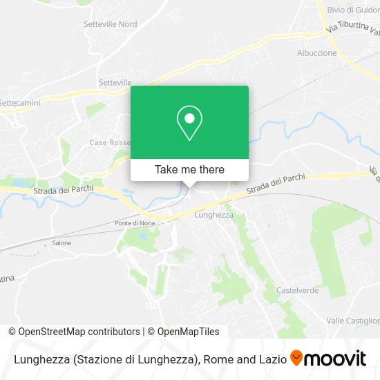 Lunghezza (Lunghezza Station) map