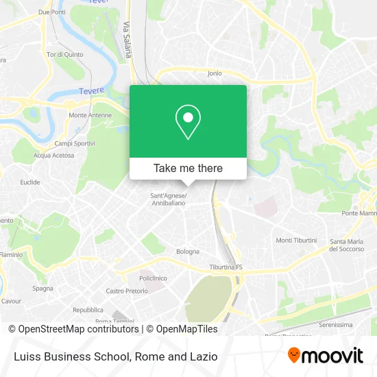 Luiss Business School map