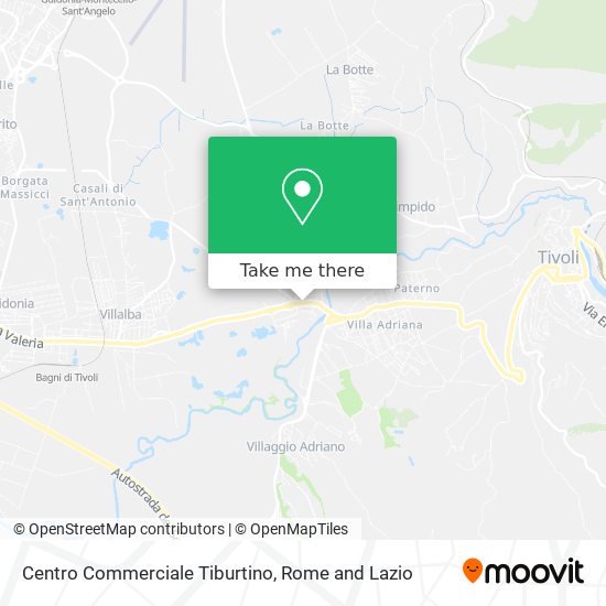 Centro Commerciale Tiburtino map