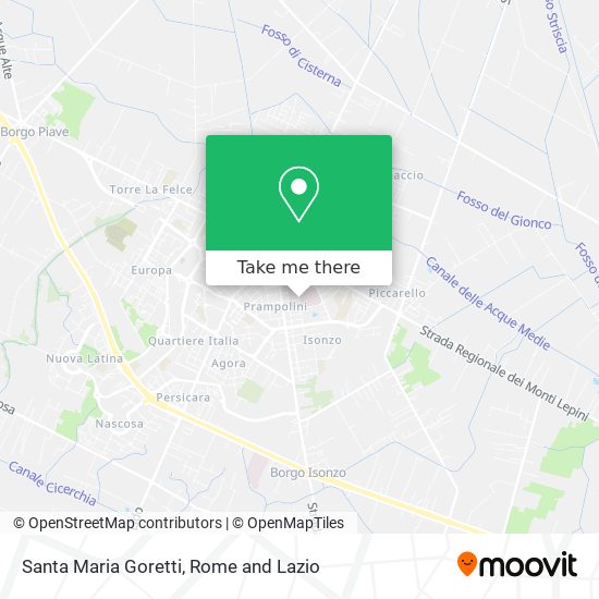 Santa Maria Goretti map