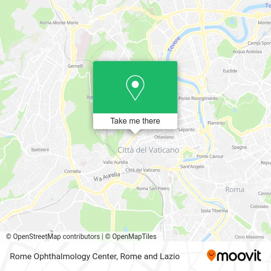 Rome Ophthalmology Center map