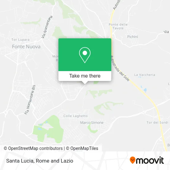 Santa Lucia map