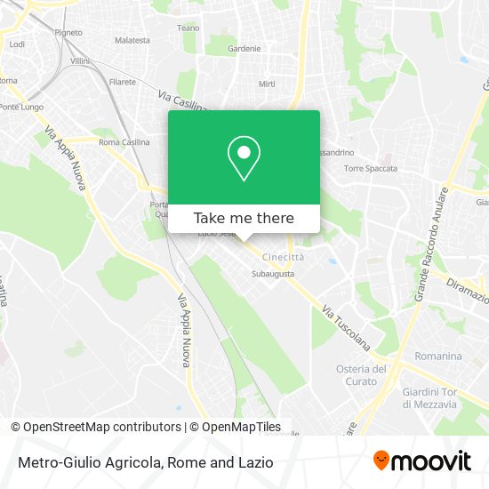 Metro-Giulio Agricola map