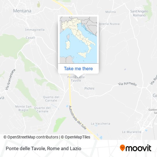 Ponte delle Tavole map