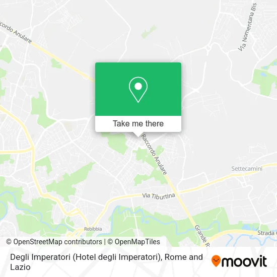 Degli Imperatori (Hotel degli Imperatori) map