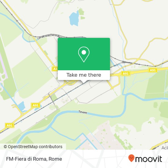 FM-Fiera di Roma map