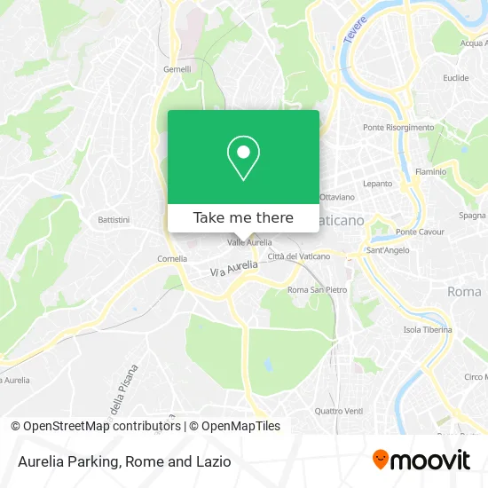 Aurelia Parking map