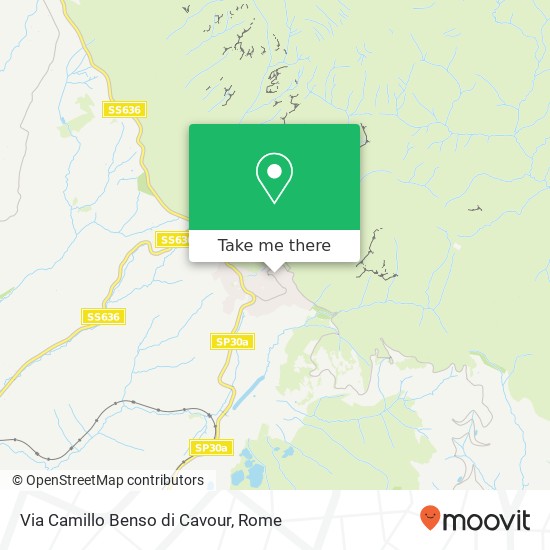 Via Camillo Benso di Cavour map