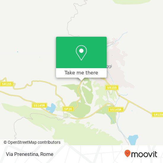 Via Prenestina map