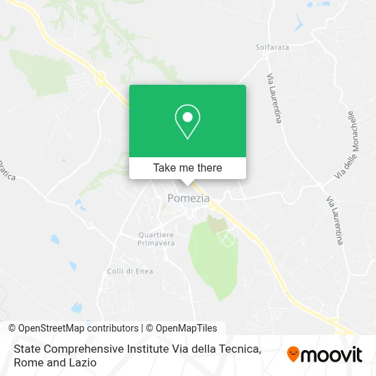 State Comprehensive Institute Via della Tecnica map