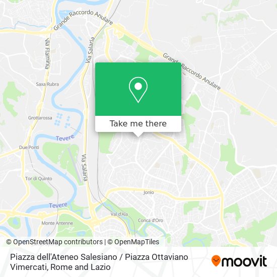 Piazza dell'Ateneo Salesiano / Piazza Ottaviano Vimercati map
