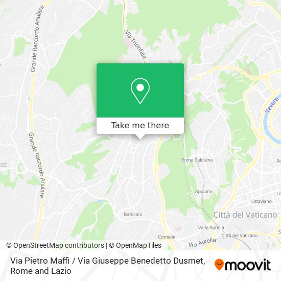 Via Pietro Maffi / Via Giuseppe Benedetto Dusmet map