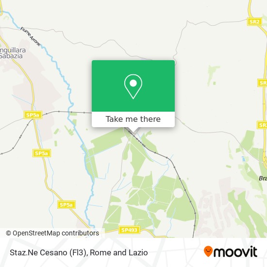 Staz.Ne Cesano (Fl3) map