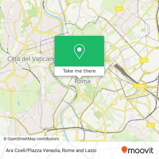 Ara Coeli/Piazza Venezia map