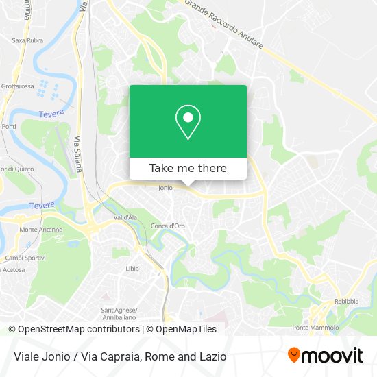 Viale Jonio / Via Capraia map