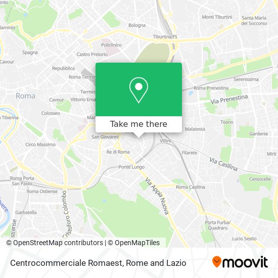 Centrocommerciale Romaest map