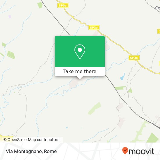 Via Montagnano map