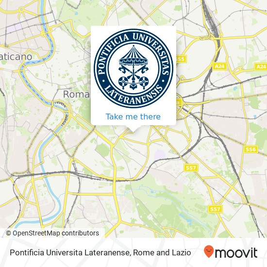 Pontificia Universita Lateranense map