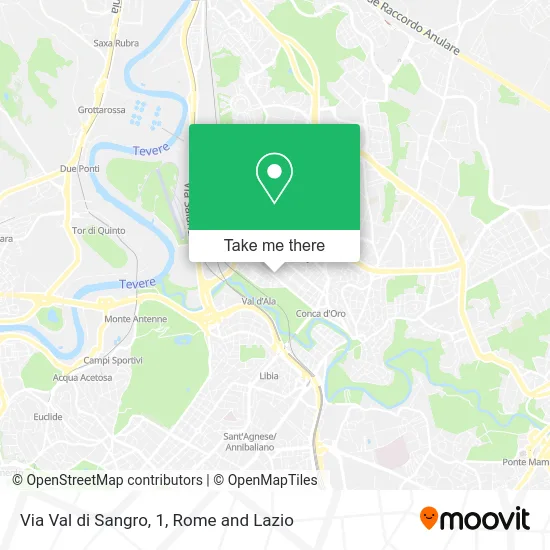 Val di Sangro Street, 1 map