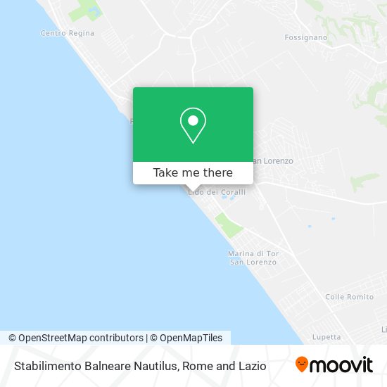 Stabilimento Balneare Nautilus map