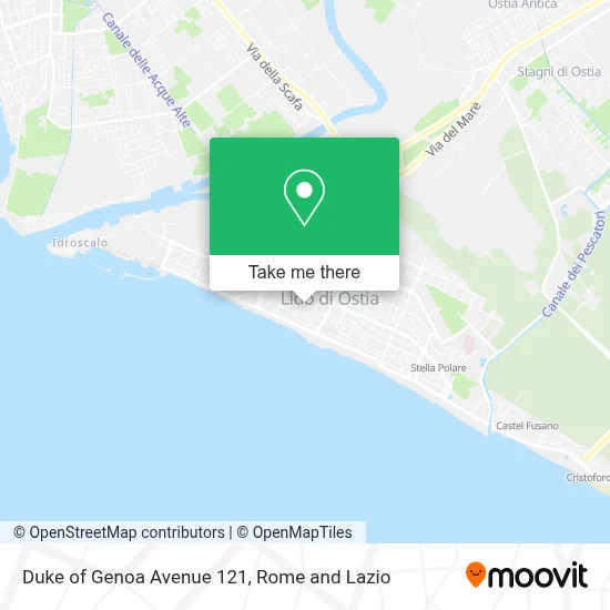 Duke of Genoa Avenue 121 map
