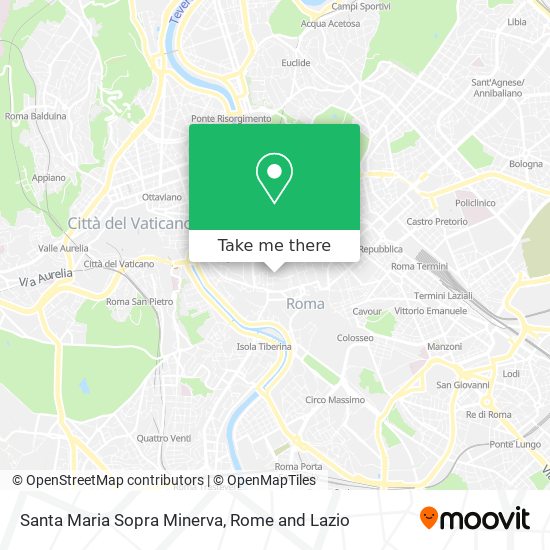 Santa Maria Sopra Minerva map