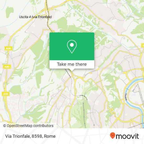 Via Trionfale, 8598 map