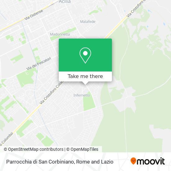 Parrocchia di San Corbiniano map