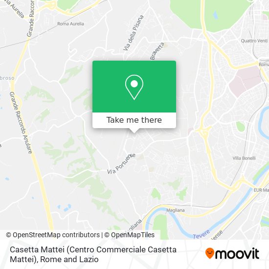 Casetta Mattei (Centro Commerciale Casetta Mattei) map
