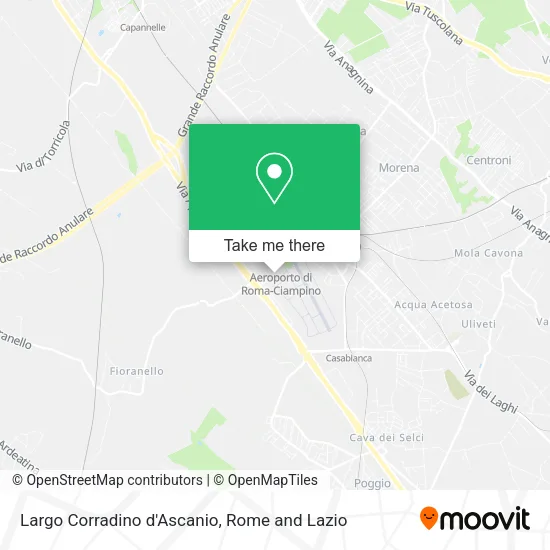 Largo Corradino d'Ascanio map