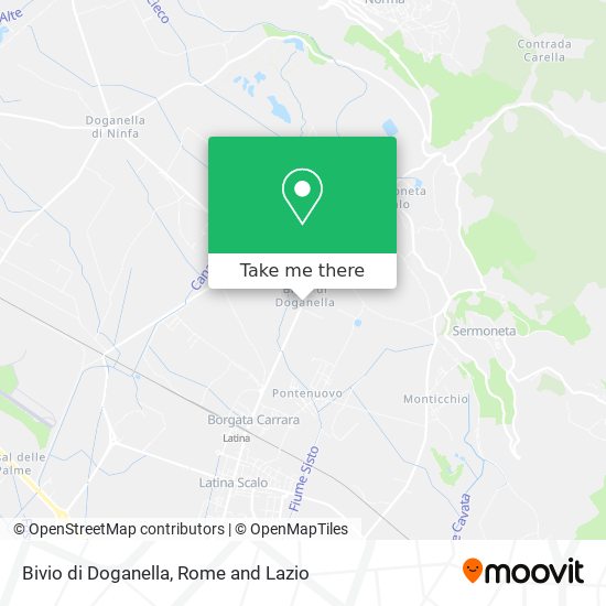 Bivio di Doganella map