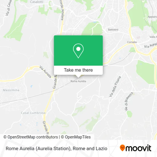 Rome Aurelia (Aurelia Station) map