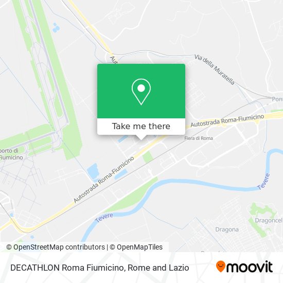 DECATHLON Roma Fiumicino map