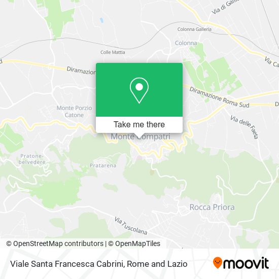 Viale Santa Francesca Cabrini map