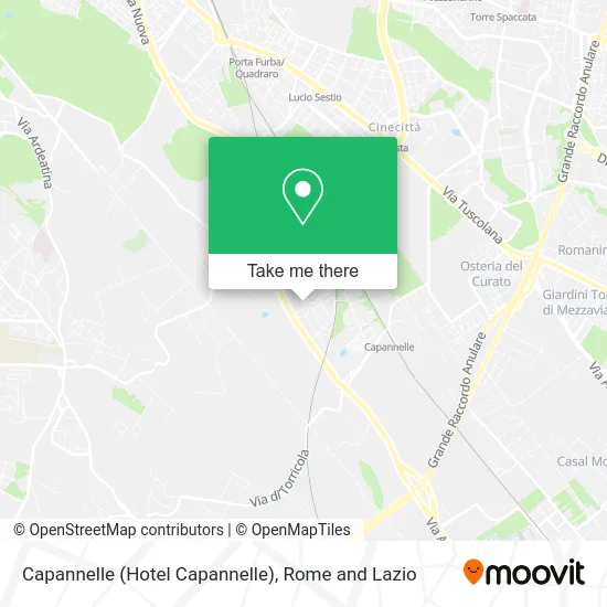 Capannelle (Capannelle Hotel) map