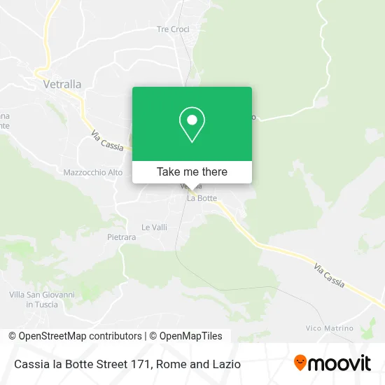 Cassia la Botte Street 171 map