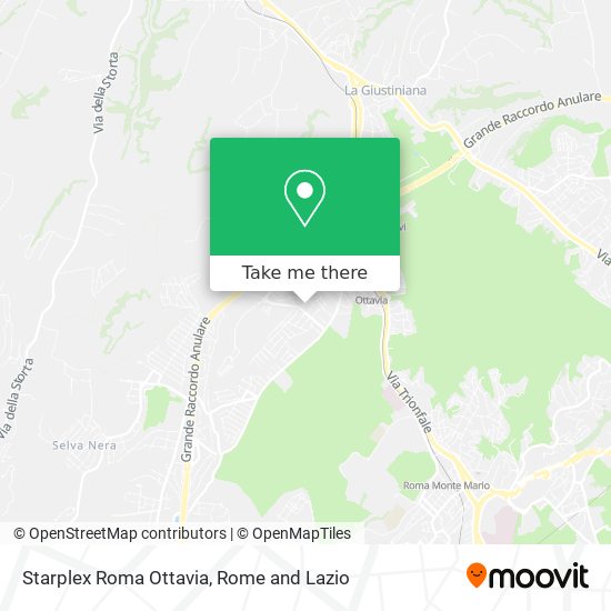 Starplex Roma Ottavia map