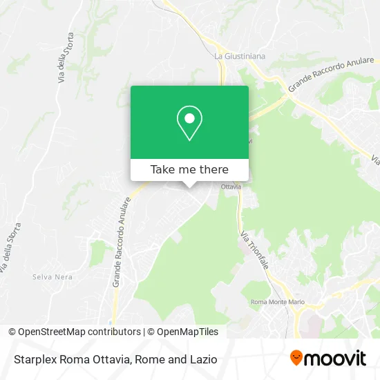 Starplex Rome Ottavia map