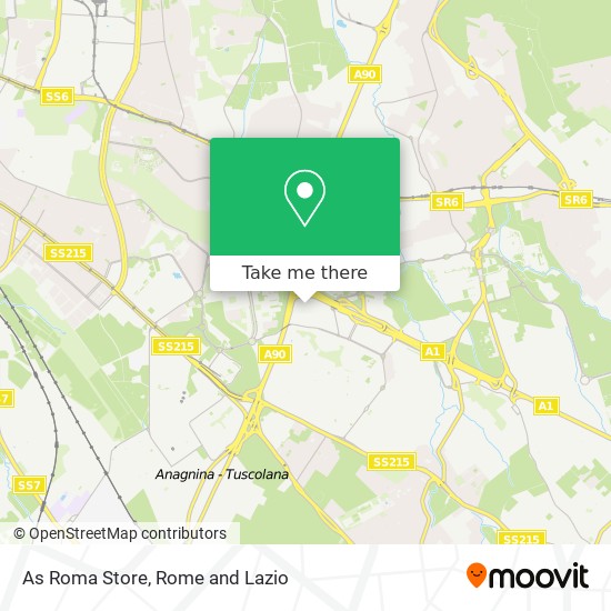 As Roma Store map