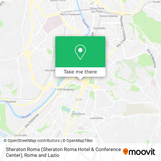 Sheraton Roma (Sheraton Roma Hotel & Conference Center) map