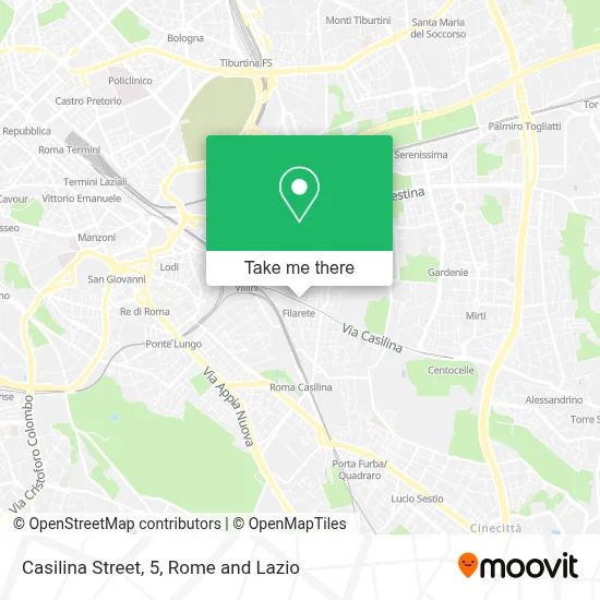 Casilina Street, 5 map