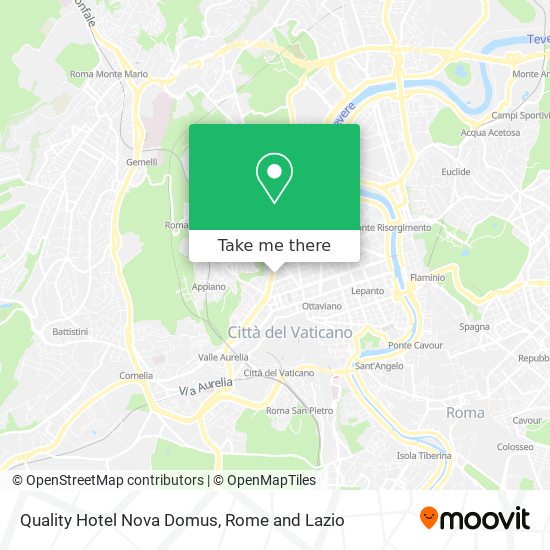 Quality Hotel Nova Domus map