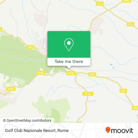 Golf Club Nazionale Resort map