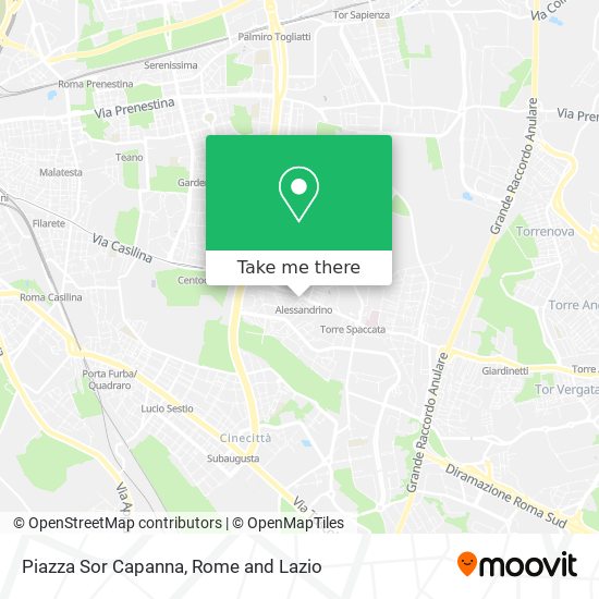 Piazza Sor Capanna map