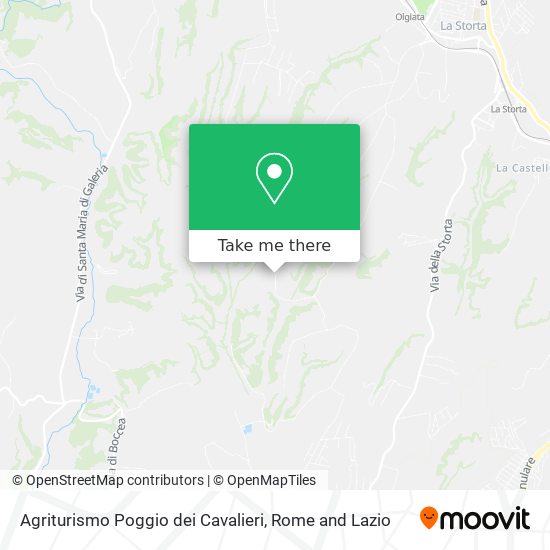 Agriturismo Poggio dei Cavalieri map