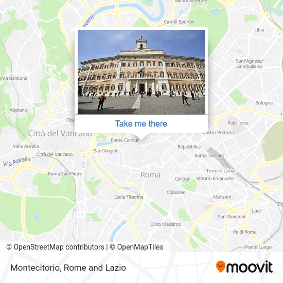 Montecitorio map