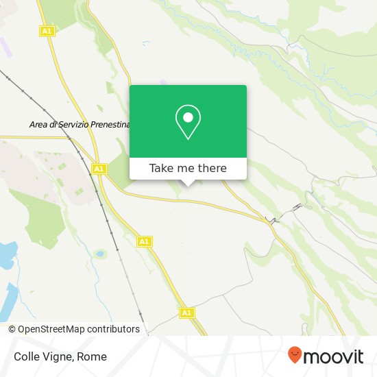 Colle Vigne map