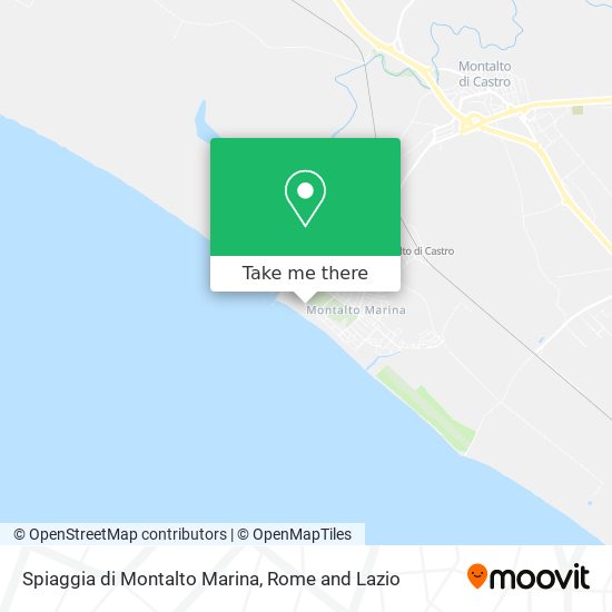 Spiaggia di Montalto Marina map