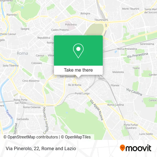 Pinerolo Street, 22 map